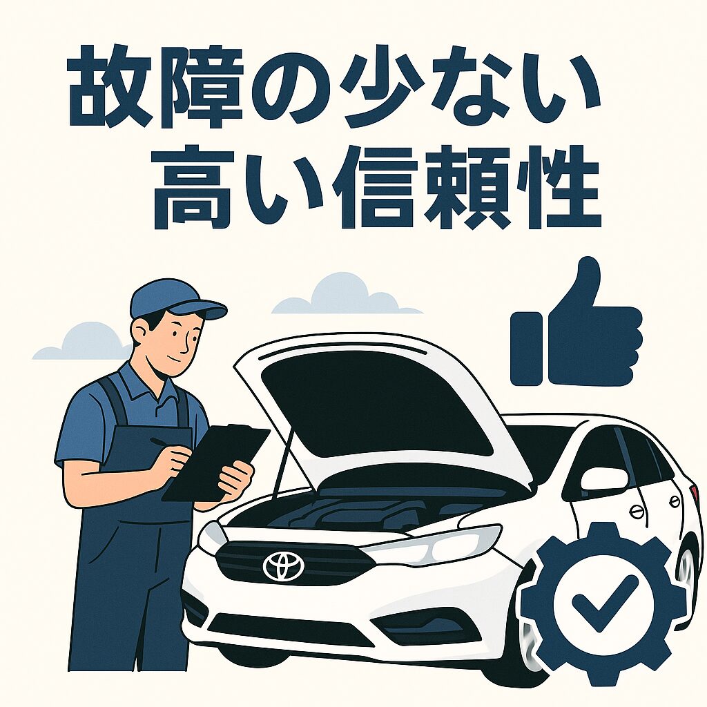 故障の少ない高い信頼性