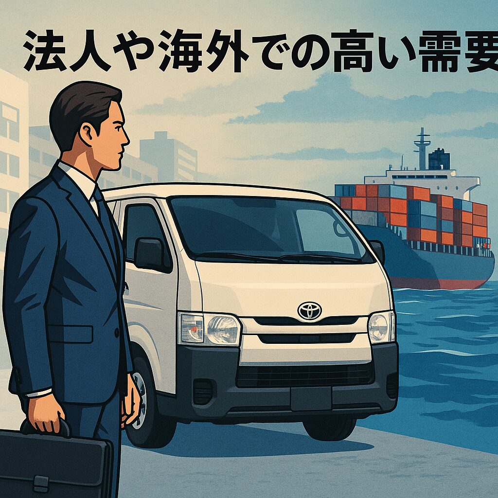 法人や海外での高い需要