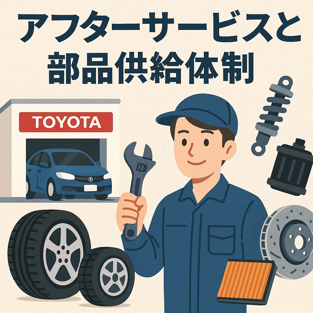 アフターサービスと部品供給体制