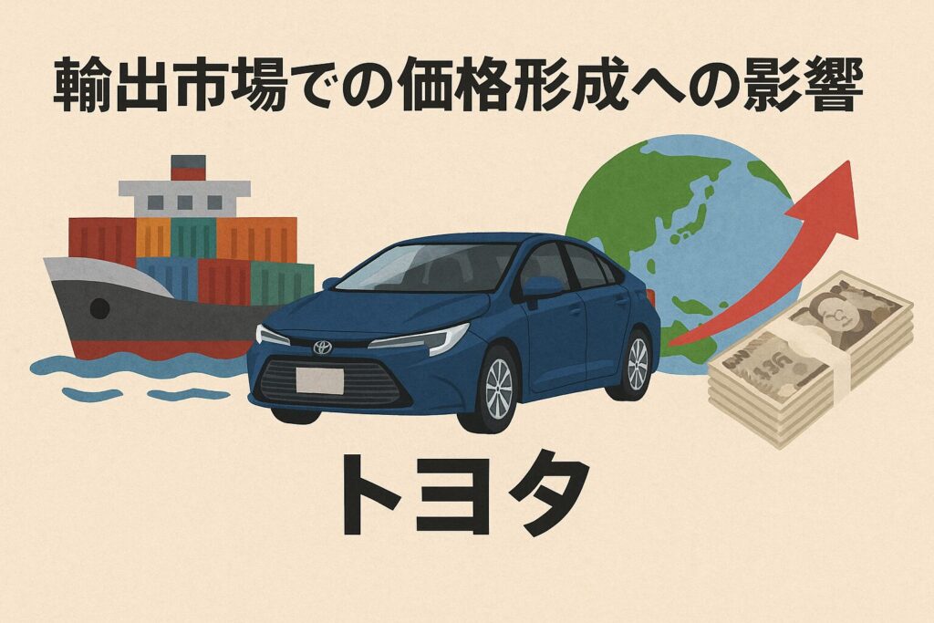 輸出市場での価格形成への影響