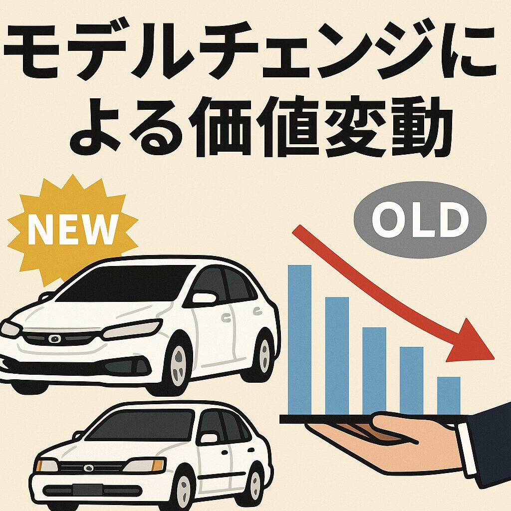 モデルチェンジによる価値変動