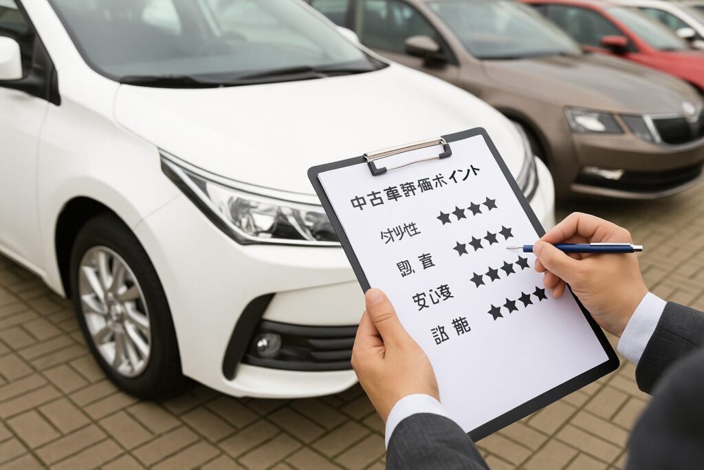 中古車購入者の評価ポイント