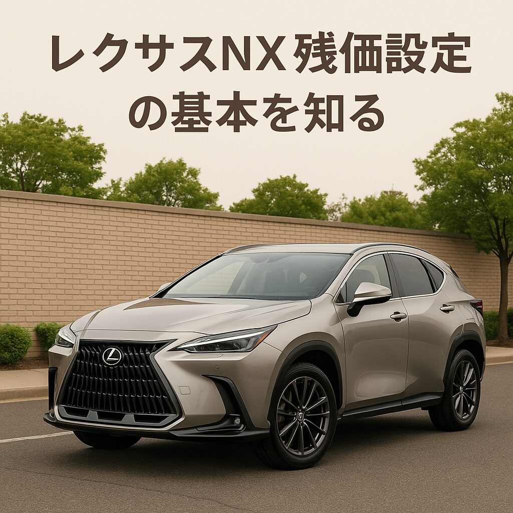 レクサスNX残価設定の基本を知る