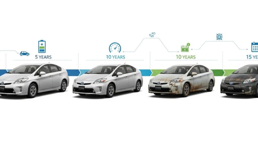 プリウス 何年乗れる