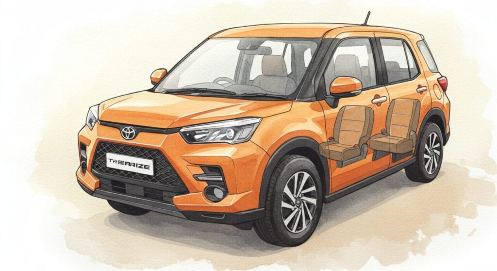 トヨタ ライズ 何人乗り