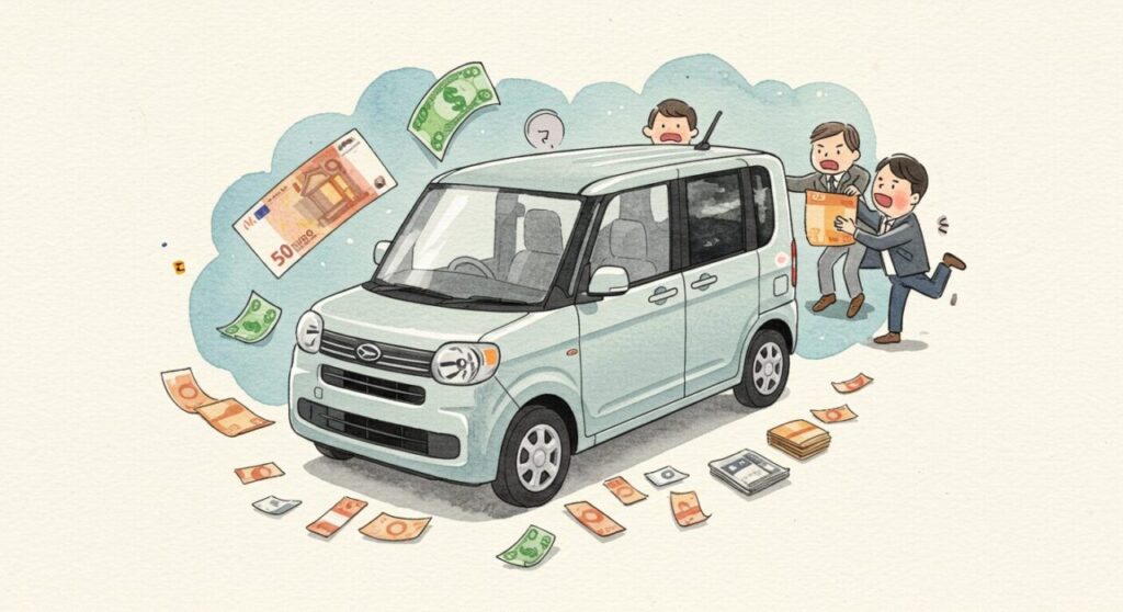 ダイハツ タント 中古車は なぜ 高い の