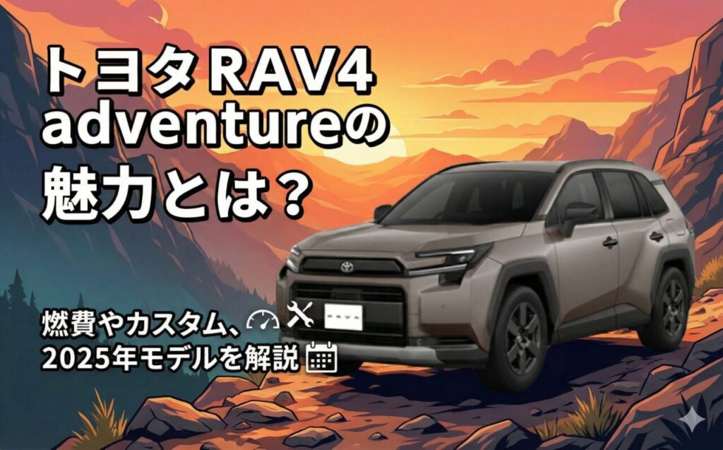 トヨタ RAV4 adventureの魅力とは？