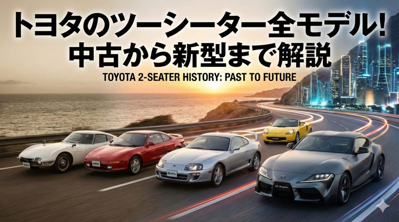 トヨタのツーシーター全モデル！中古から新型まで解説