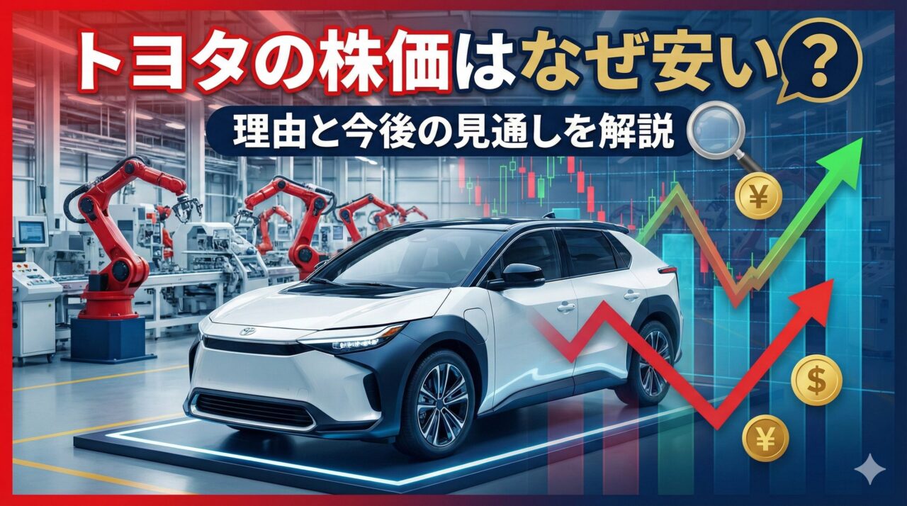 トヨタの株価はなぜ安い？理由と今後の見通しを解説