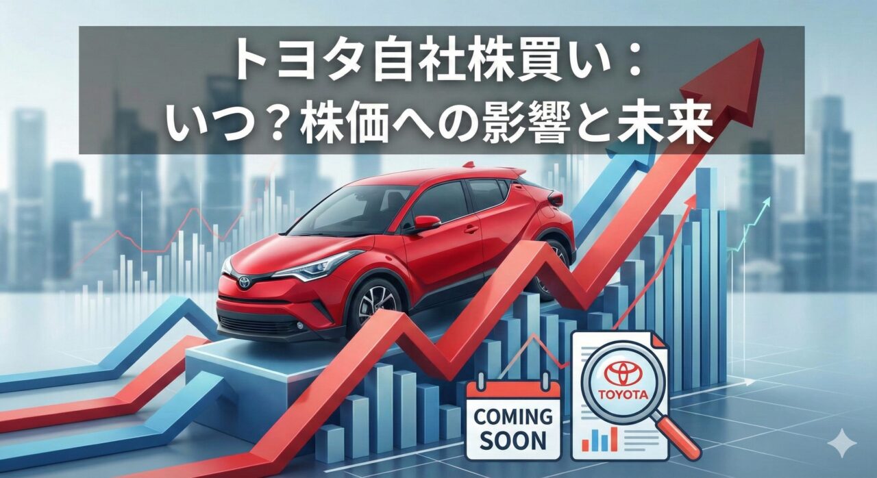 トヨタの自社株買いはいつ？株価への影響と今後を解説