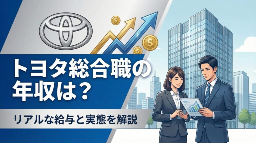 トヨタ総合職の年収は？リアルな給与と実態を解説