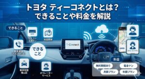 トヨタ ティーコネクトとは？できることや料金を解説