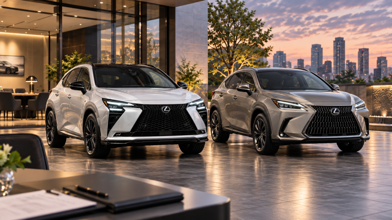 レクサスNX新型の予約状況と注文開始時期をイメージした高級SUV